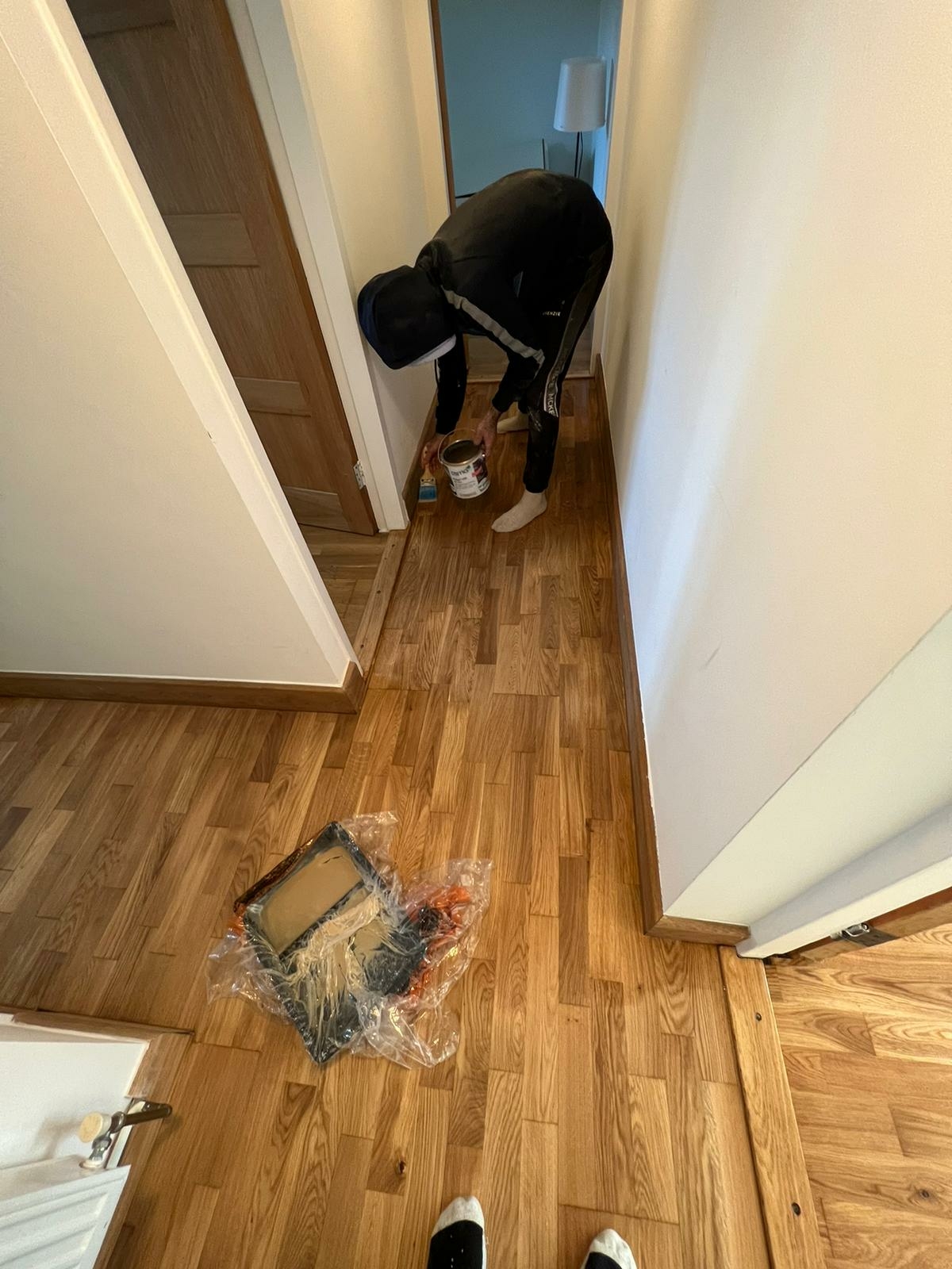 Canary Wharf Engineered Floor Sanding And Oil Finish
