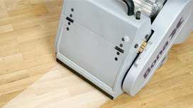 Engineered floor sanding with Bona machine