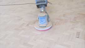 Parquet floor sanding